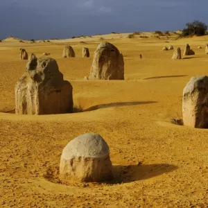 Limestone formations in the Pinnacles desert, Nambung National park, Western Australia