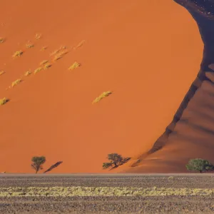 Massive sand dunes of Namib Naukluft National Park, Namibia