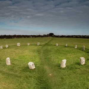 The Merry Maidens of Boleigh Stone Circle Print The Merry Maidens of Boleigh Stone Circle Print