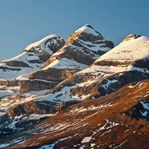 Monte Perdido massif and Las Tres Sorores (The Three Sisters) Ordesa National Park
