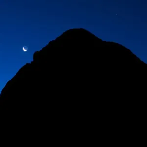 Mount Mangart (2, 678m) at dawn, Triglav National Park, Slovenia, July 2009 Mount Mangart (2, 678m) at dawn, Triglav National Park, Slovenia, July 2009