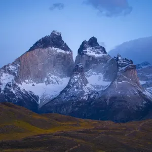 Torres del Paine National Park Mountain Landscape Print Torres del Paine National Park Mountain Landscape Print