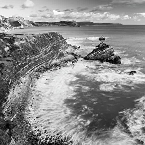 Mupe Bay, Jurassic Coast, Dorset, England, UK. January 2020