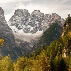 The Three Peaks and Monte Cristallo Print The Three Peaks and Monte Cristallo Print