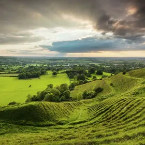 Hambledon Hill Fort Print Hambledon Hill Fort Print