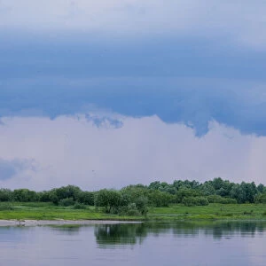 Prypiat river landscape, Belarus, June 2009