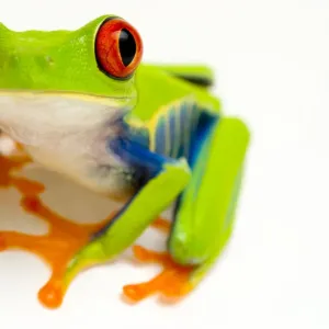 Red eyed tree frog (Agalychnis callidryas) portrait Captive