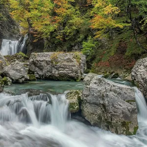 River Arazas, Valle de Ordesa, Ordesa National Park, Spain. October 2019 River Arazas, Valle de Ordesa, Ordesa National Park, Spain. October 2019