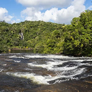 River in coastal rainforest, Mata Atlantica, Bahia, Brazil