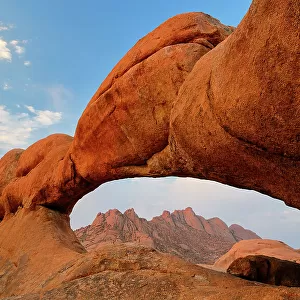Rock arch in Spitzkoppe mountains, Namib Desert, Namibia, October