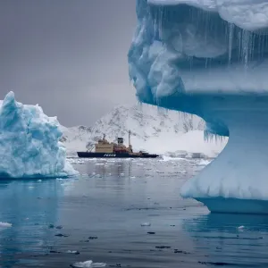 Weddell Sea Print: Kapitan Khlebnikov in Antarctic Waters Weddell Sea Print: Kapitan Khlebnikov in Antarctic Waters