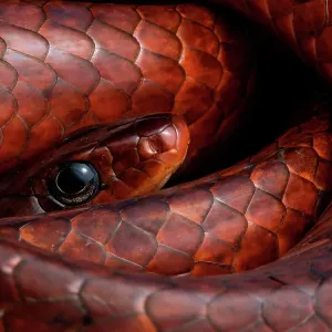 Rusty Whipsnake Coiled Print Rusty Whipsnake Coiled Print