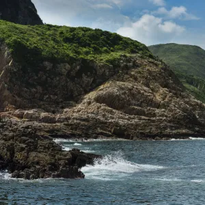 Sai Kung archipelago located in the area of Hong Kong UNESCO Global Geopark, Hong Kong, China