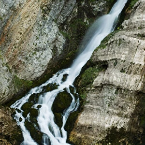 Savica waterfall (Slap Savica) Triglav National Park, Slovenia, August 2009