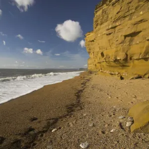 Print of Sea Cliffs at Burton Bradstock, Dorset Print of Sea Cliffs at Burton Bradstock, Dorset