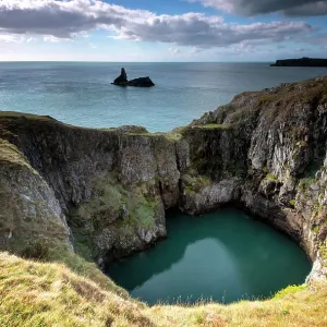 Carboniferous limestone cave collapse print Carboniferous limestone cave collapse print