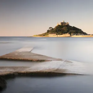 St Michaels Mount at dawn, Marazion, Cornwall, UK. September 2009 St Michaels Mount at dawn, Marazion, Cornwall, UK. September 2009