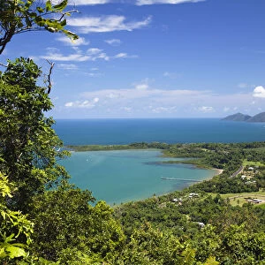 View from Bieton Hill looking southwards over Mission Beach, near Innisfail, Queensland