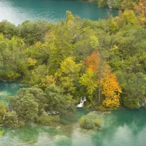 View on Lower Lakes in autumn, Plitvice Lakes NP, Croatia, October 2008 View on Lower Lakes in autumn, Plitvice Lakes NP, Croatia, October 2008