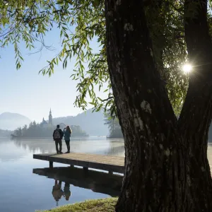 Visitors to Lake Bled, Slovenia, October 2017 Visitors to Lake Bled, Slovenia, October 2017