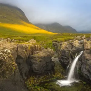 Waterfall Print, Isle of Rum, Scotland