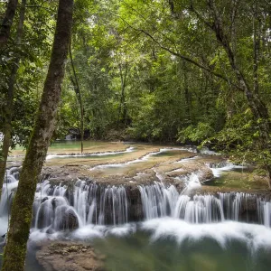 Waterfall Print - Lacan-tun, Chiapas Waterfall Print - Lacan-tun, Chiapas