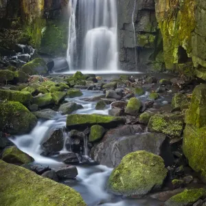 Waterfall Print, Lumsdale Boulders Waterfall Print, Lumsdale Boulders