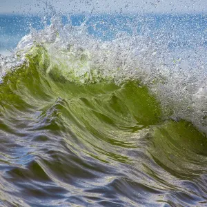 Waves off the Atlantic ocean, Cape Cod, Massachusetts, USA, September Waves off the Atlantic ocean, Cape Cod, Massachusetts, USA, September