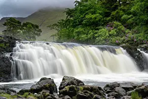 Waterfall Prints: Aasleagh Falls on the Erriff River, County Mayo, Republic of Ireland. June, 2022