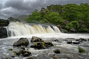 Waterfall Prints: Aasleagh Falls on the Erriff River, County Mayo, Republic of Ireland. June, 2022