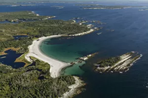 Nick Hawkins Gallery: Aerial view of the Eastern shore of Nova Scotia, Canada, September