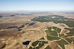 Images Dated 1st May 2012: Aerial view of Forsinard Flows blanket bog, Forsinard, Caithness, Scotland, UK, May