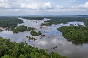 Wilderness Prints: Aerial view of the Iwokrama Rainforest