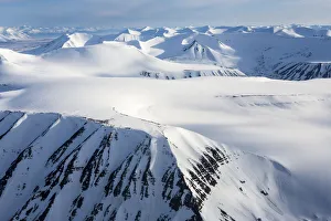 Exploration Prints: Aerial View of Spitzbergen, Svalbard, Norway, June 2012