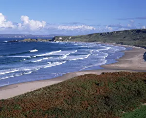 Images Dated 14th June 2010: Aerial view of White Park Bay, North Antrim, County Antrim, Northern Ireland, UK