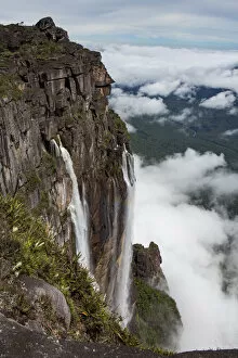 Angel Falls, the worlds highest uninterrupted waterfall with a fall of 807m