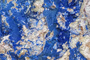 Azurite / Chessylite, soft, deep blue copper mineral