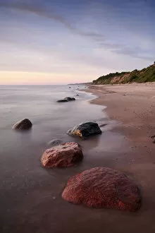Images Dated 9th June 2008: Baltic coastline with rocks in the sea, Latvia, June 2009