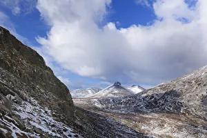 Clouds Prints: Ben Crom from Slieve binnian Mourne Mountains County Down, Northern Ireland, March 2013