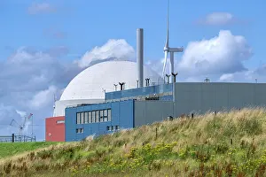 Netherlands Prints: Borssele Nuclear Power Station with pressurised water reactor (PWR)