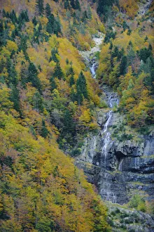 Waterfalls Prints: Bujaruelo Valley, Ordesa and Monte Perdido National Park, Pyrenees, Spain