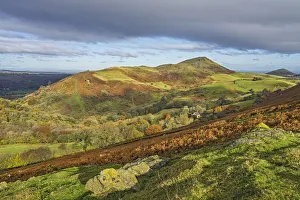 Caer Caradoc Hill viewed from Hope Bowdler Hill near Church Stretton