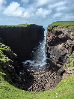 Calder's Geo inlet, Esha Ness, Northmavine, Shetland Islands, Scotland, UK. June, 2017