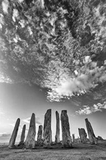 Rock Gallery: Callanish Standing Stones, Isle of Lewis, Outer Hebrides, Scotland, UK. March 2014
