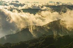 Nick Hawkins Gallery: Clouds over mountains of Talamanca Range, Talamanca Range-La Amistad Reserves /