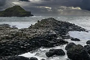 Antrim Prints: Coastal basalt landscape, Giant's Causeway