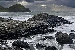 Antrim Prints: Coastal basalt landscape, Giant's Causeway