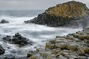Antrim Prints: Coastal basalt landscape, Giant's Causeway