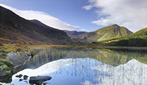 Lakes Prints: Cummeenduff Lake and Broaghnabinnia mountain Black Valley, Killarney, County Kerry