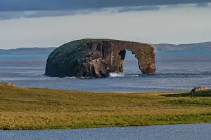 Islands Prints: Dore Holm island, Northmavine, Shetland Islands, Scotland, UK. July, 2017